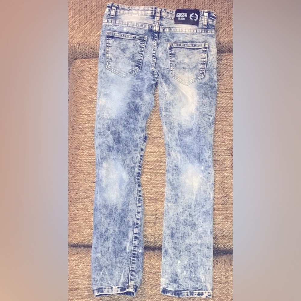 CR24/CR-XXIV Distressed Acid wash Youth Jeans (BNWOT)